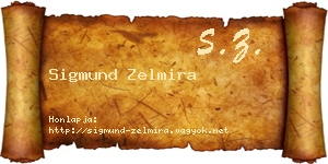 Sigmund Zelmira névjegykártya